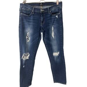 Just Black Distressed Jeans, Womens Size 28